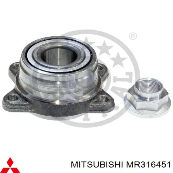 Cubo traseiro MR316451 Mitsubishi