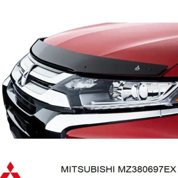 Protetores de lama traseiros, kit Mitsubishi Outlander III