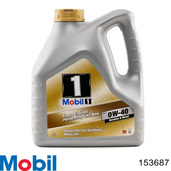 Óleo para motor 153687 Mobil