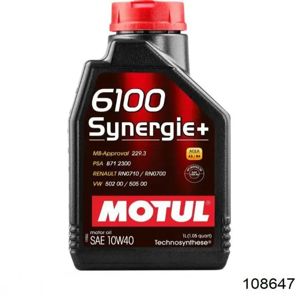 Óleo para motor 108647 Motul