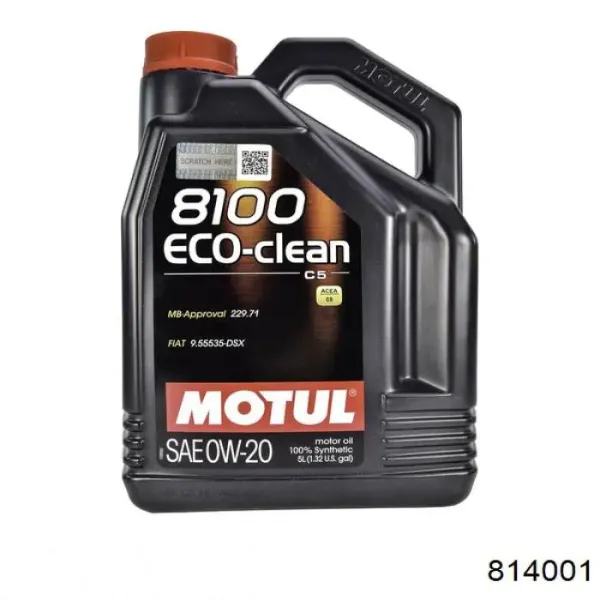 Óleo para motor 814001 Motul