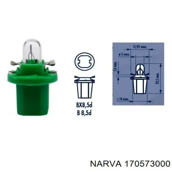 Lâmpada 170573000 Narva