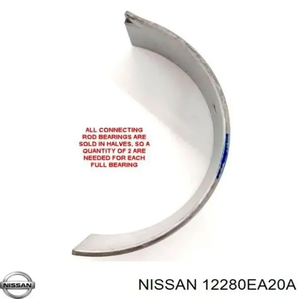 Semianel de suporte (de carreira) de cambota, STD, kit 12280EA20A Nissan/Infiniti