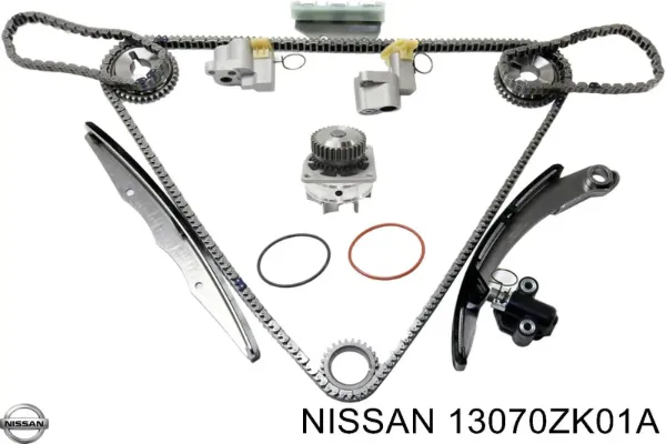 Reguladora de tensão direita da cadeia do mecanismo de distribuição de gás da árvore de cames 13070ZK01A Nissan/Infiniti