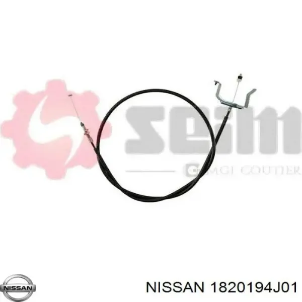 Cabo/pedal de gás (de acelerador) Nissan Vanette CARGO