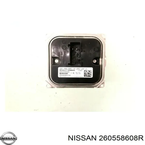 Módulo de direção (Centralina eletrônica) das luzes 260558608R Nissan/Infiniti