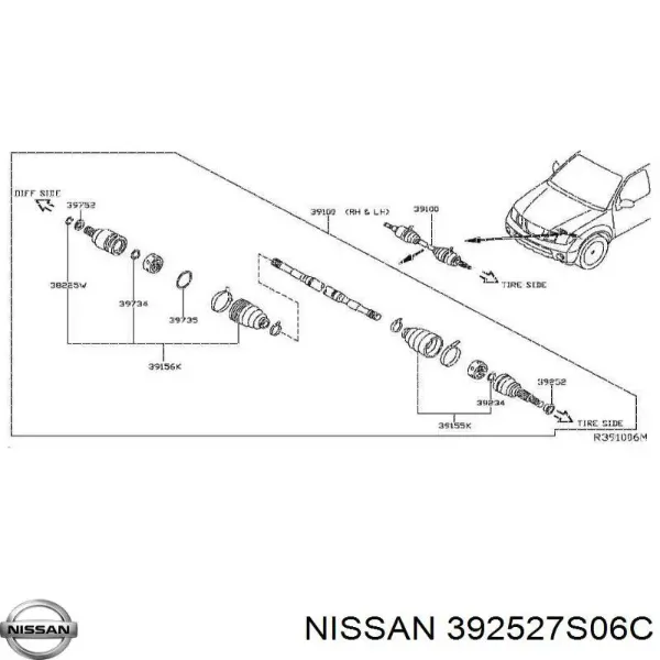  392527S06C Nissan/Infiniti