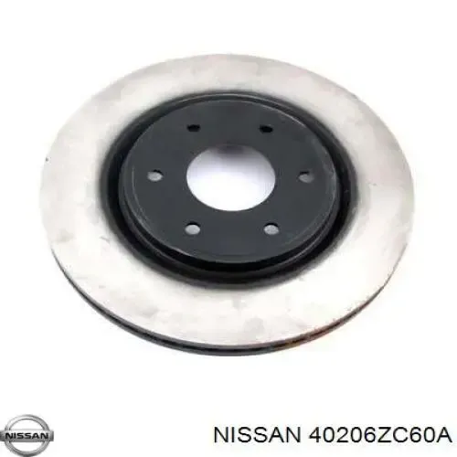 Disco do freio dianteiro 40206ZC60A Nissan/Infiniti