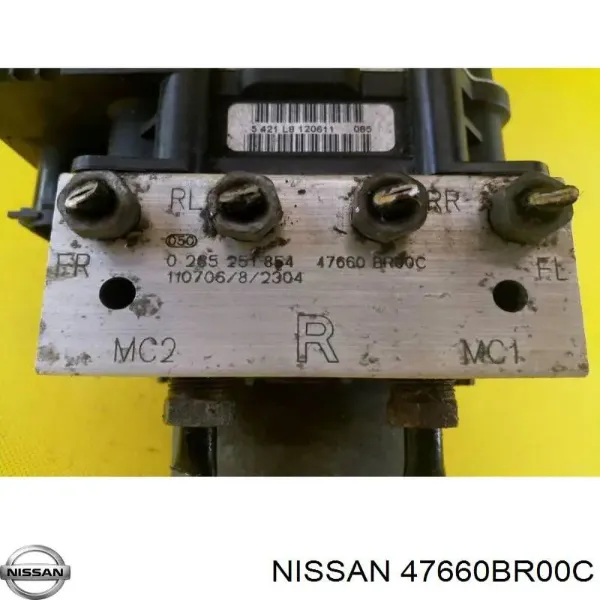Unidade hidráulico de controlo ABS 47660BR00C Nissan/Infiniti