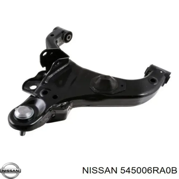 Braço oscilante inferior direito de suspensão dianteira 545006RA0B Nissan/Infiniti