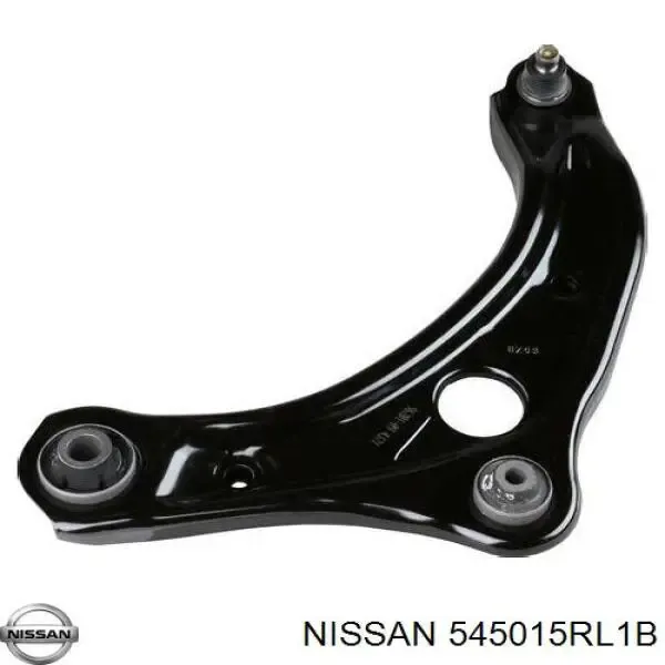 Braço oscilante inferior esquerdo de suspensão dianteira 545015RL1A Nissan/Infiniti