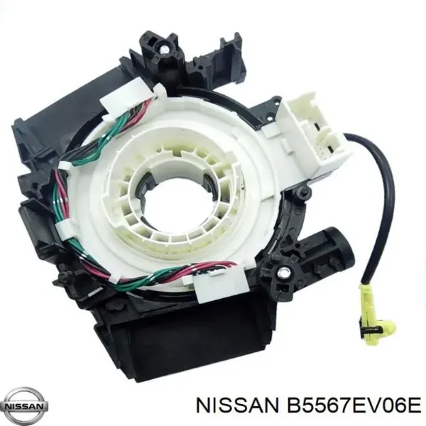 Anel AIRBAG de contato, cabo plano do volante B5567EV06E Nissan/Infiniti