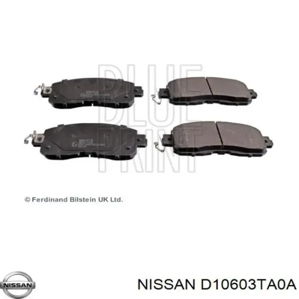 Sapatas do freio dianteiras de disco Nissan/Infiniti D10603TA0A preço, a partir de