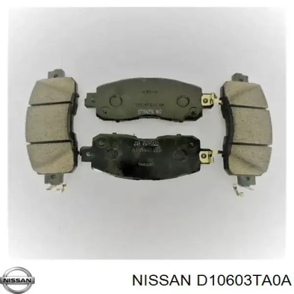 Sapatas do freio dianteiras de disco Nissan/Infiniti D10603TA0A preço, a partir de