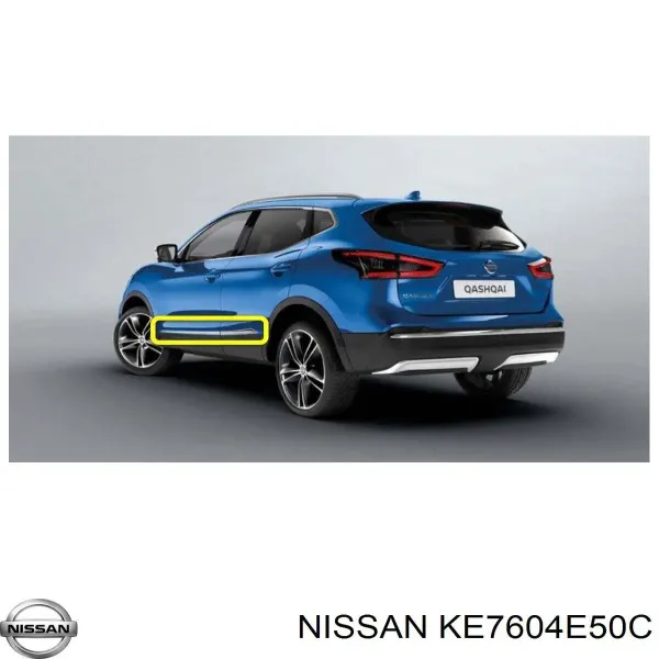 Molduras de portas, kit KE7604E50C Nissan/Infiniti