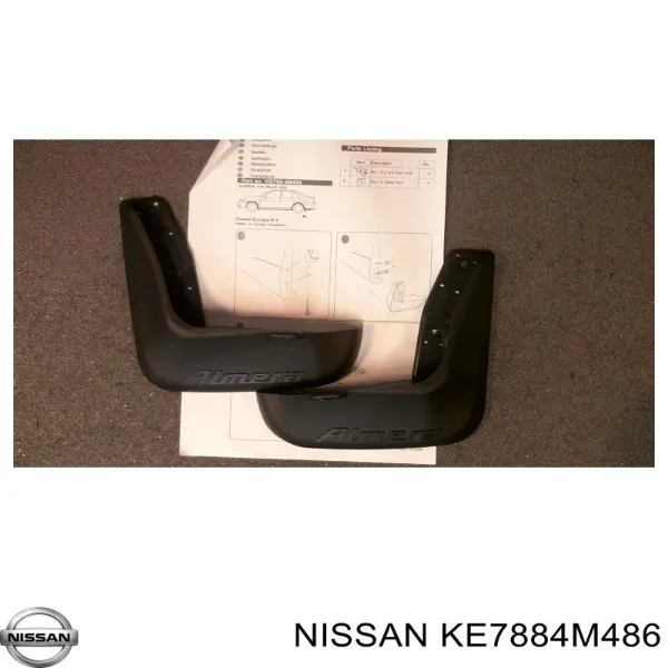 Protetores de lama traseiros, kit Nissan Almera II