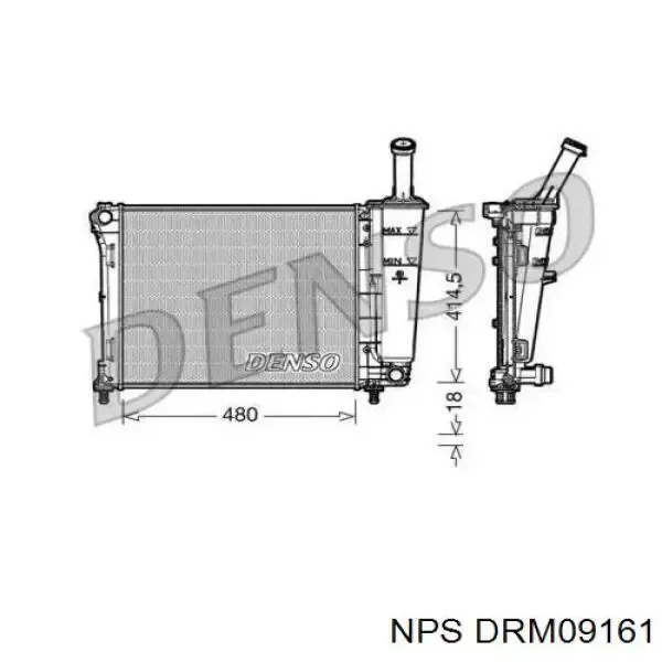 Compre 303508A1 Polcar Radiador de esfriamento de motor