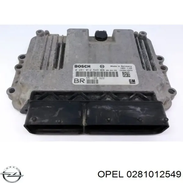 Módulo de direção (Centralina eletrônica) de motor 0281012549 General Motors
