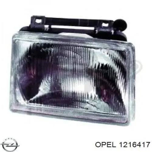 Luz esquerda 1216417 Opel