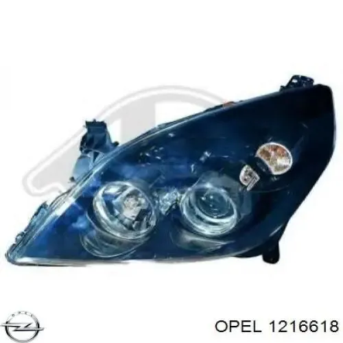 Luz esquerda 1216618 Opel