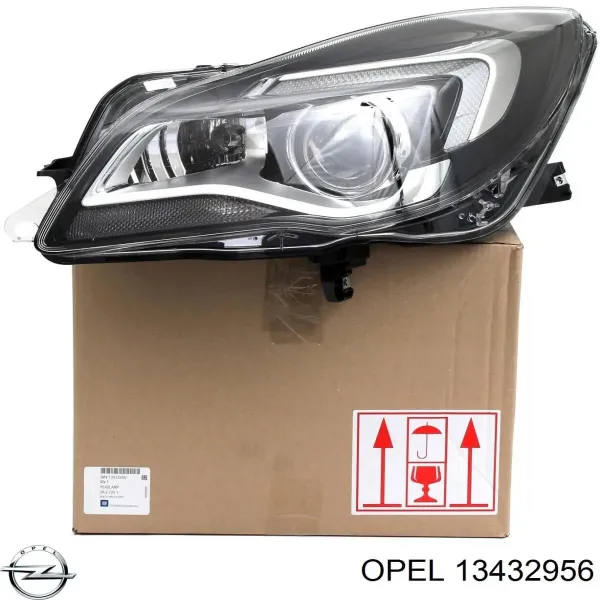 Luz esquerda 13432956 Opel