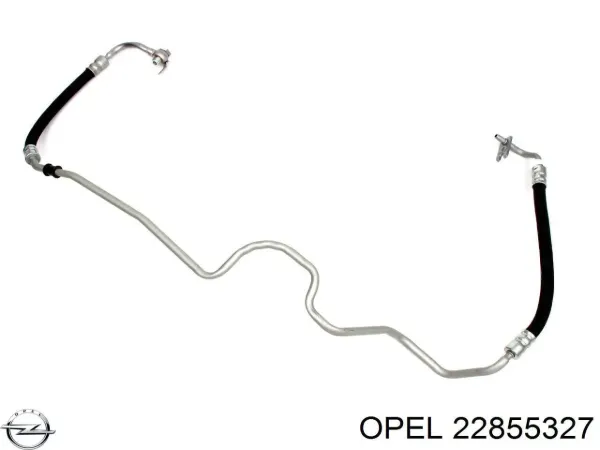 Mangueira da Direção hidrâulica assistida de pressão alta desde a bomba até a régua (do mecanismo) 22855327 Opel