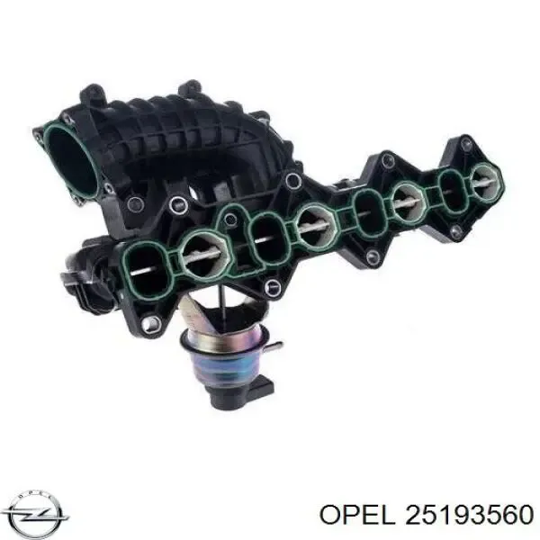 Tubo coletor de admissão 25193560 Opel
