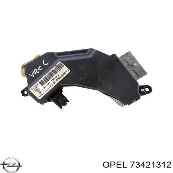 Resistor (resistência) de ventilador de forno (de aquecedor de salão) 73421312 Opel