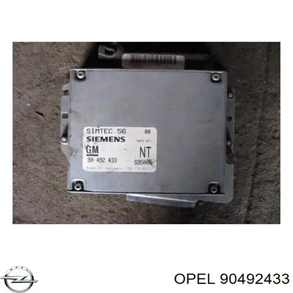 Módulo de direção (Centralina eletrônica) de motor 90492433 Opel