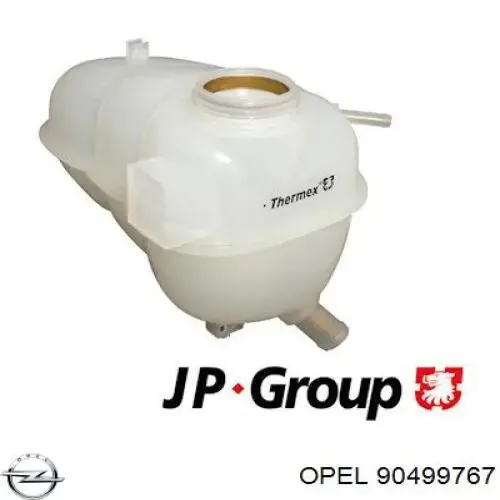 Tanque de expansão do sistema de esfriamento 90499767 General Motors