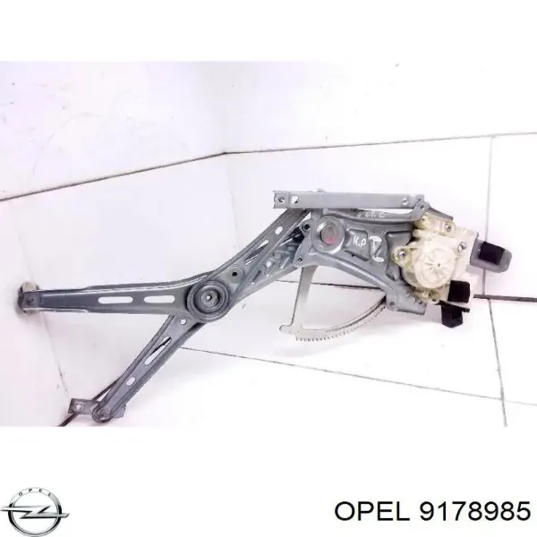 Mecanismo de acionamento de vidro da porta dianteira esquerda Opel Vectra C