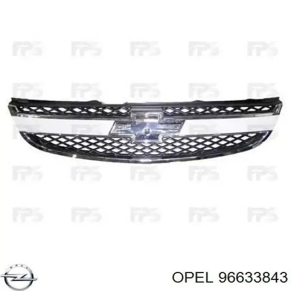 Grelha do radiador 96633843 Peugeot/Citroen