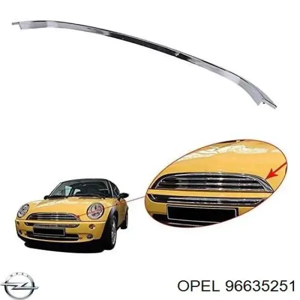 Moldura da capota Chevrolet Epica II
