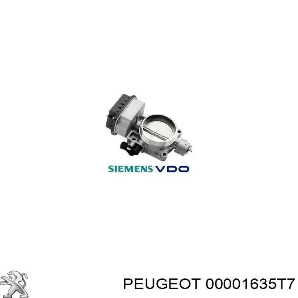 Válvula de borboleta montada 9652682680 Peugeot/Citroen