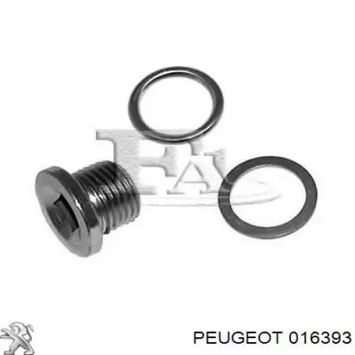 016393 Peugeot/Citroen Tampão de panela de motor