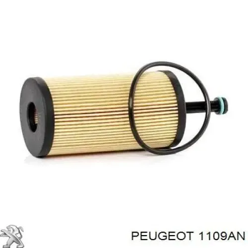 Filtro de óleo 1109AN Peugeot/Citroen