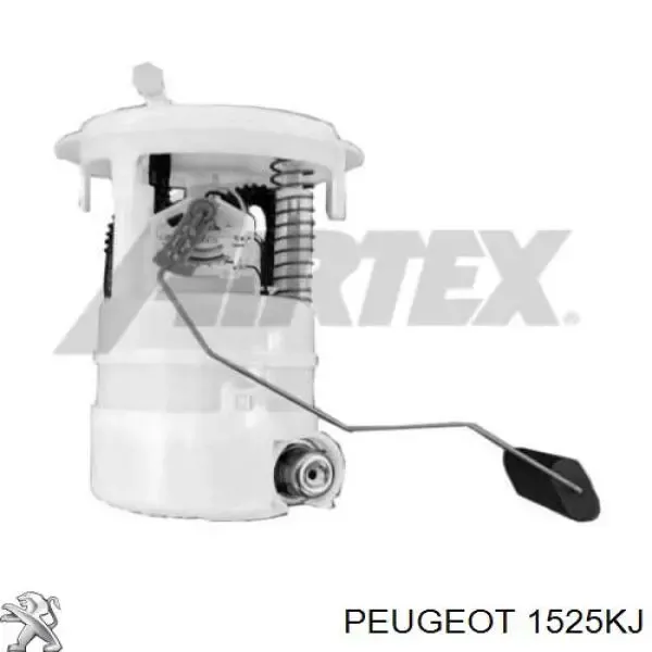 Módulo de bomba de combustível com sensor do nível de combustível Peugeot/Citroen 1525KJ