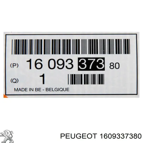 Limpador do sistema de injeção de combustível 1609337380 Peugeot/Citroen