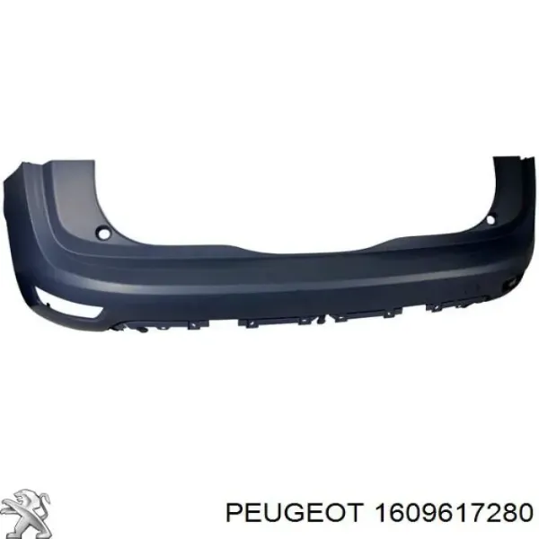 Pára-choque traseiro 50122157 Peugeot/Citroen