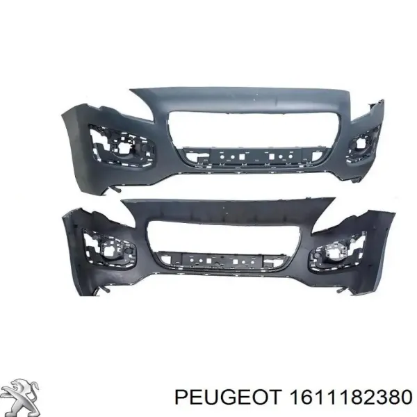 Pára-choque dianteiro 1611182380 Peugeot/Citroen