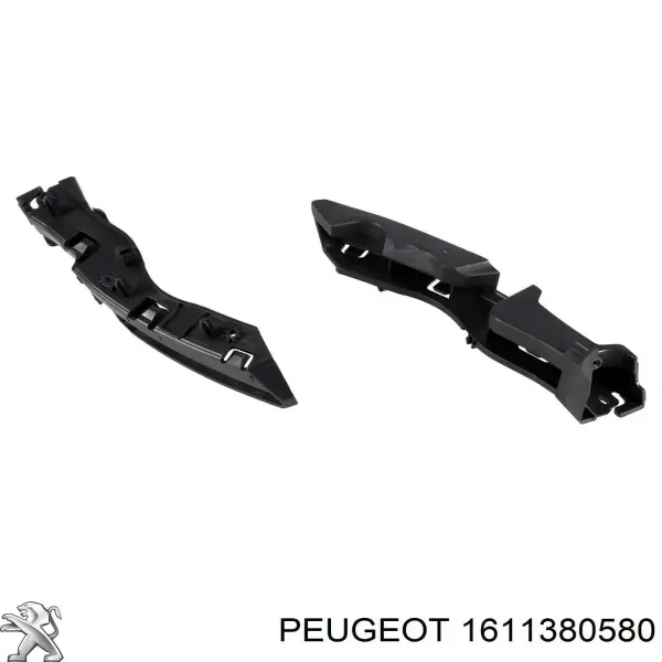 Kit de suportes/ fixações do para-choque dianteiro 1611380580 Peugeot/Citroen