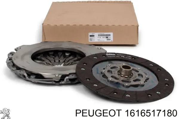 Kit de embraiagem (3 peças) 1616517180 Peugeot/Citroen