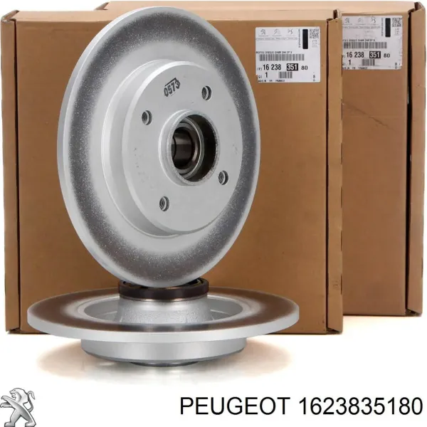 Disco do freio traseiro 1623835180 Peugeot/Citroen