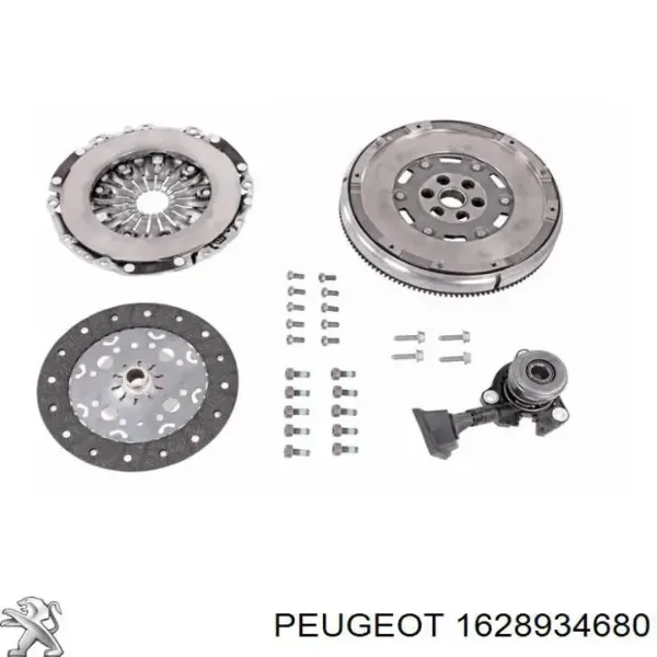 Kit de embraiagem (3 peças) 1628934680 Peugeot/Citroen