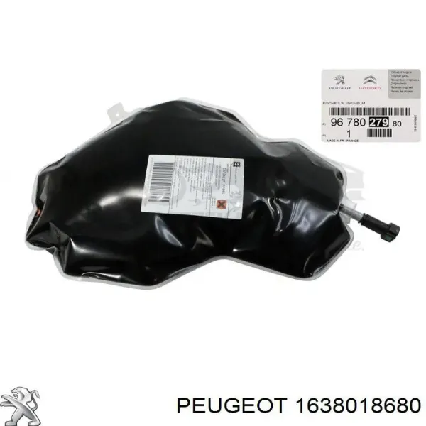 Tanque para os aditivos 1638018680 Peugeot/Citroen