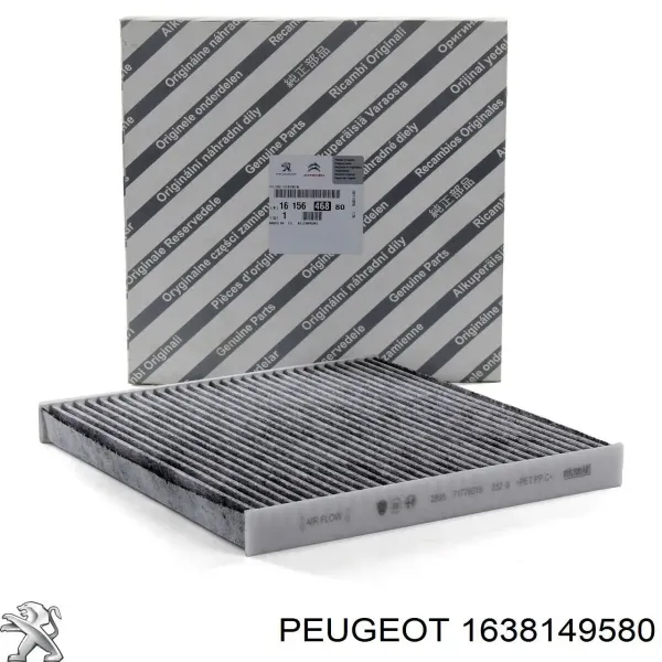 Filtro de combustível 1638149580 Peugeot/Citroen