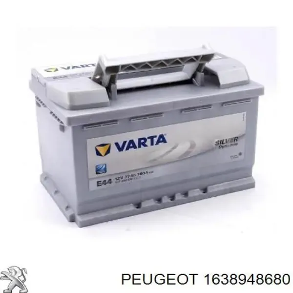 Bateria recarregável (PILHA) 1638948680 Peugeot/Citroen