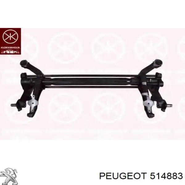 Viga de suspensão traseira (plataforma veicular) Peugeot Partner I