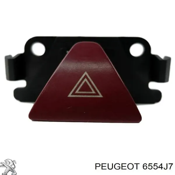 Botão de ativação do sinal de emergência Peugeot 307 3A, 3C