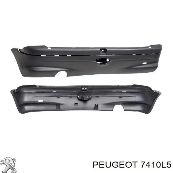 Pára-choque traseiro 7410L5 Peugeot/Citroen